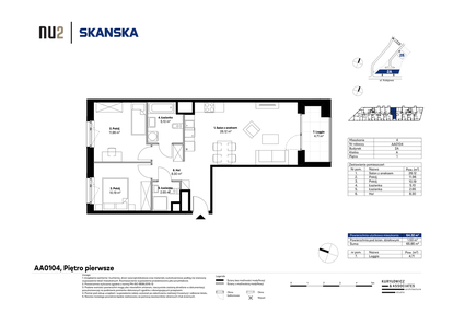 Mieszkanie w inwestycji: NU2 Warszawa Wola - apartamenty wykończone pod klucz