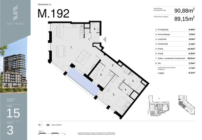 Mieszkanie w inwestycji: Sky Trust etap II