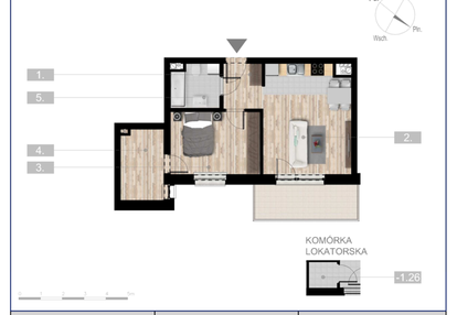 Mieszkanie w inwestycji: Szczytno Dąbrowskiego - etap 3