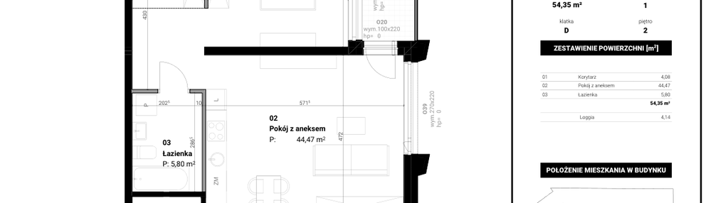 Mieszkanie w inwestycji: Kolejova 1