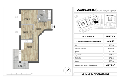 Mieszkanie w inwestycji: Imaginarium Kazuń Nowy - bud. B