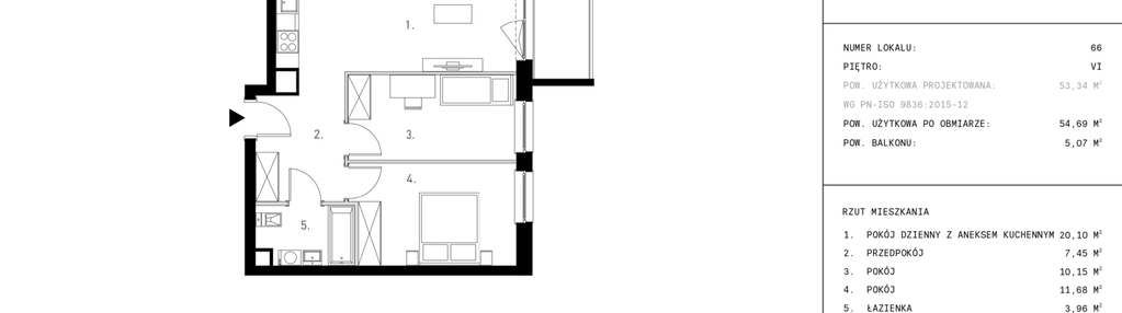 Mieszkanie w inwestycji: Staszica 3