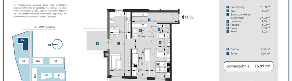 Mieszkanie w inwestycji: Piasta Towers bud. 90A