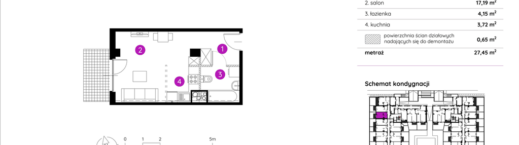 Mieszkanie w inwestycji: Murapol Apartamenty na Wzgórzu - bud. 4 i 5