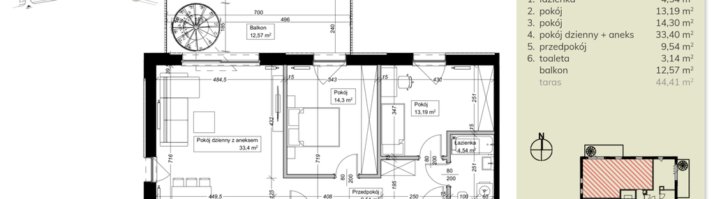 Mieszkanie w inwestycji: Apartamenty przy Parku Szczytnickim