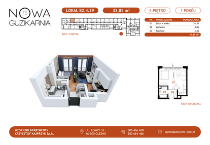 Mieszkanie w inwestycji: Nowa Guzikarnia