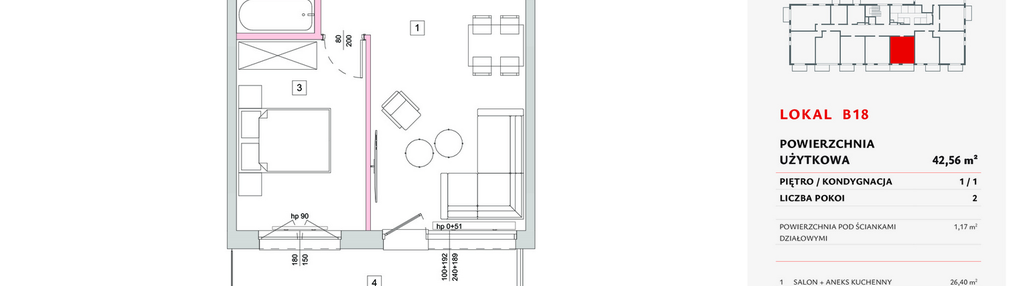 Mieszkanie w inwestycji: Dobka