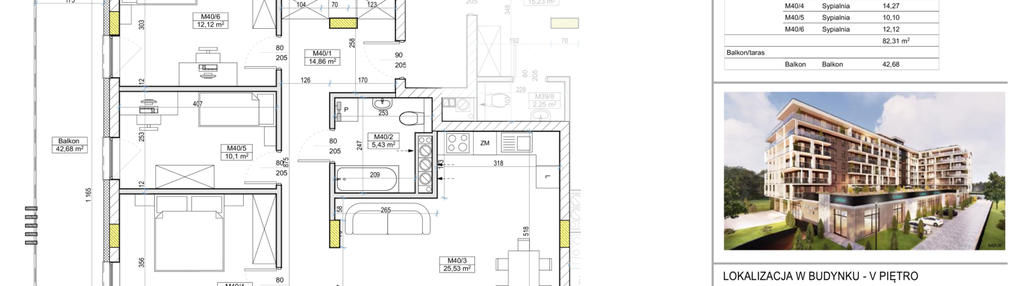 Mieszkanie w inwestycji: Apartamenty Widok Włoszczowa