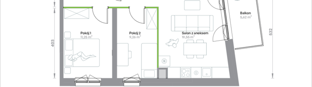 Mieszkanie w inwestycji: Krakowska Vita