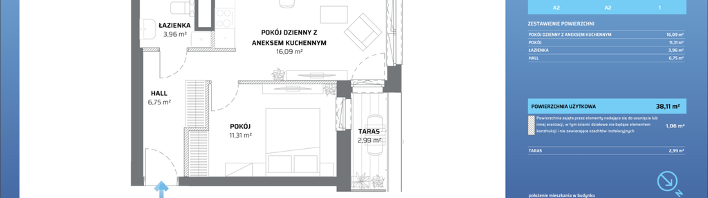 Mieszkanie w inwestycji: Zaspa Wysoko