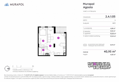 Mieszkanie w inwestycji: Murapol Agosto