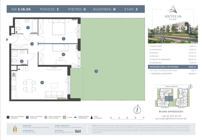 Mieszkanie w inwestycji: Astelia Park etap 1A i 3