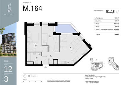 Mieszkanie w inwestycji: Sky Trust etap II