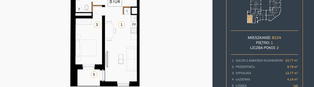 Mieszkanie w inwestycji: Rezydencja Śródmiejska