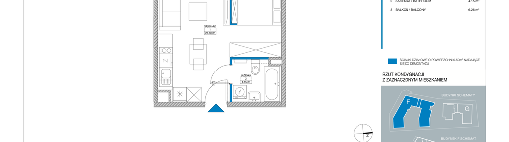 Mieszkanie w inwestycji: Spokojny Mokotów etap II