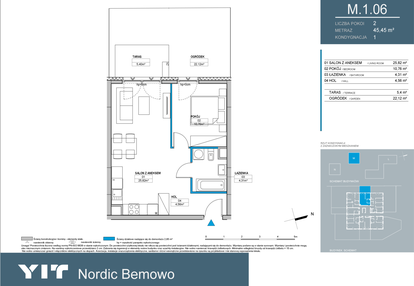 Mieszkanie w inwestycji: Nordic Bemowo - etap III