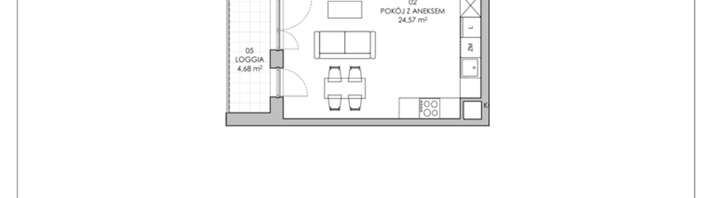 Mieszkanie w inwestycji: Skwer Harmonia II