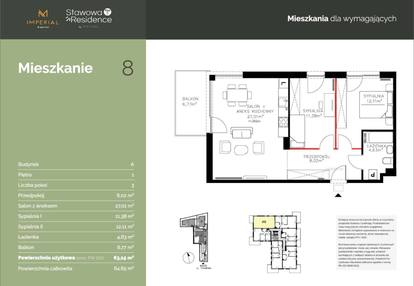 Mieszkanie w inwestycji: Stawowa Residence - etap V