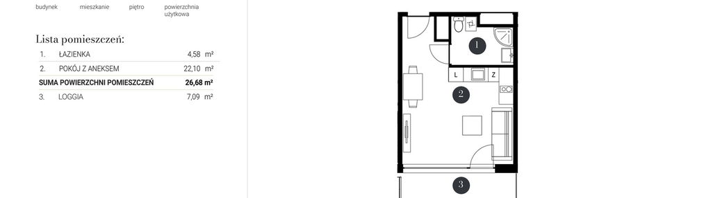 Mieszkanie w inwestycji: Aspire