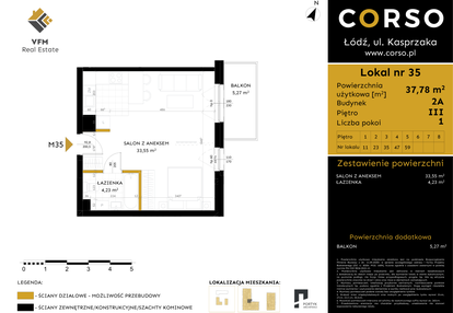 Mieszkanie w inwestycji: Corso etap 2