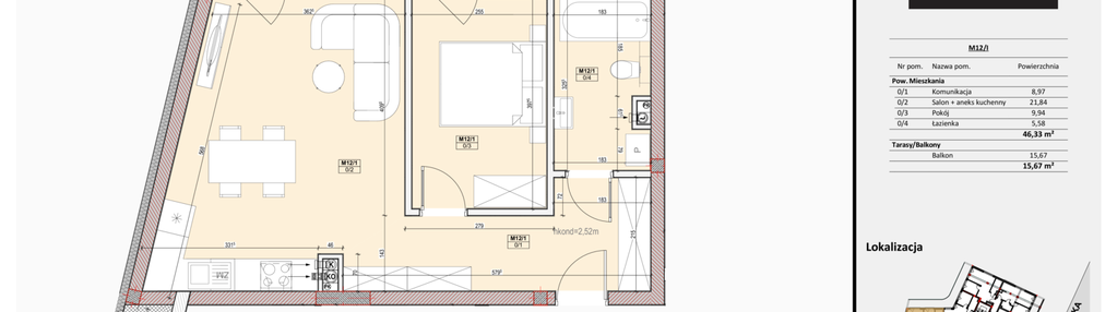 Mieszkanie w inwestycji: Przystań na Klifie