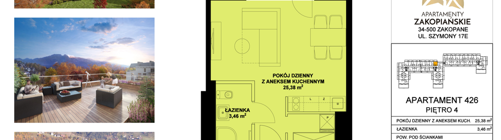 Mieszkanie w inwestycji: Apartamenty Zakopiańskie