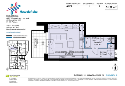 Mieszkanie w inwestycji: Osiedle Hawelańska etap III - bud. A
