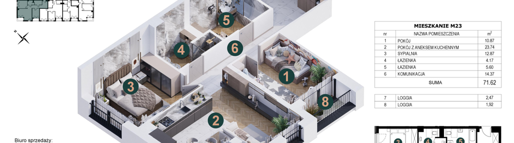 Mieszkanie w inwestycji: Badurskiego 7