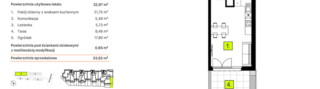 Mieszkanie w inwestycji: Osiedle BLASK - Etap I