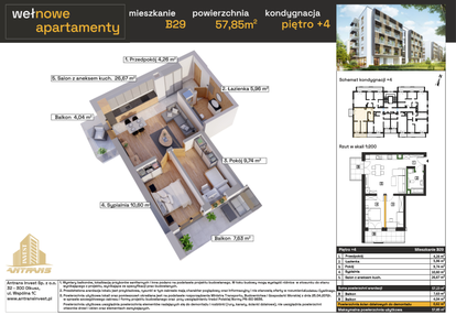 Mieszkanie w inwestycji: Osiedle Wełnowe Apartamenty