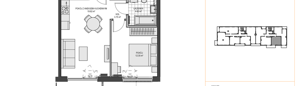 Mieszkanie w inwestycji: Przystań Brzeźno etap 1.2