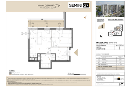 Mieszkanie w inwestycji: GEMINI G-7