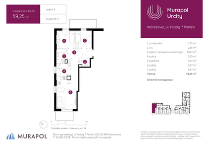 Mieszkanie w inwestycji: Murapol Urcity