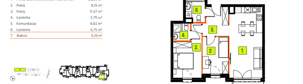 Mieszkanie w inwestycji: Osiedle BLASK - Etap I
