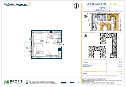 Mieszkanie w inwestycji: Osiedle Hemara - etap III bud. 2 i 3