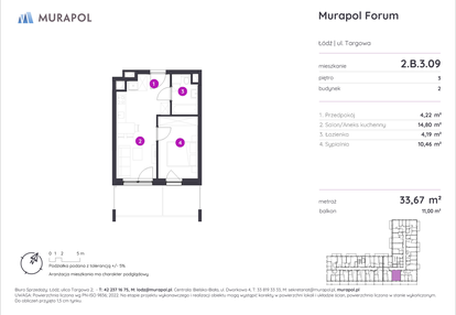 Mieszkanie w inwestycji: Murapol Forum