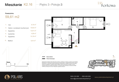 Mieszkanie w inwestycji: Korkowa 146