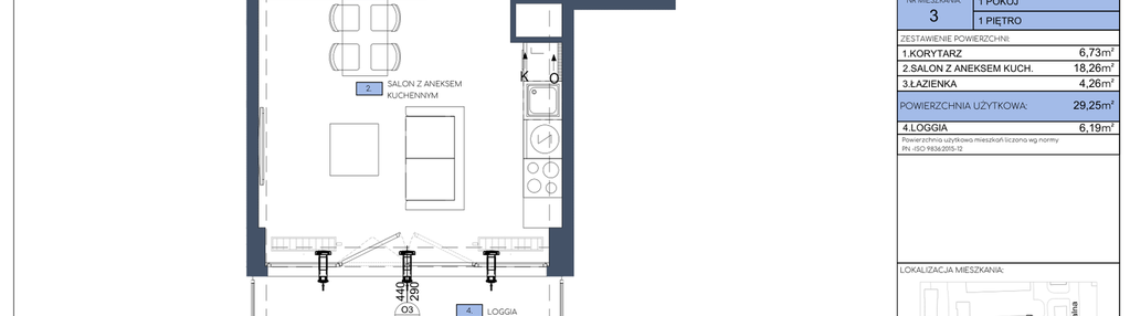 Mieszkanie w inwestycji: Apartamenty Jana Pawła 34