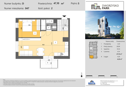 Mieszkanie w inwestycji: Dworzysko Park - Etap III