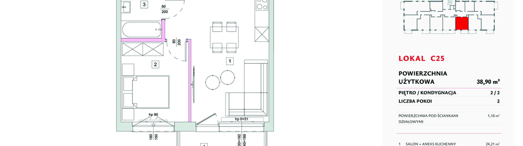 Mieszkanie w inwestycji: Dobka