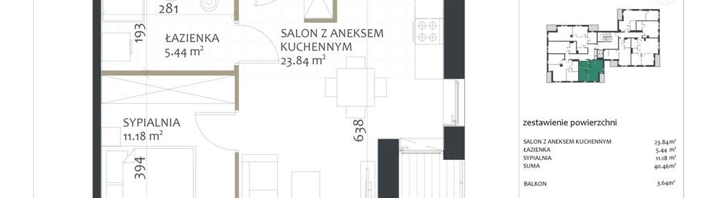 Mieszkanie w inwestycji: Sosnovia