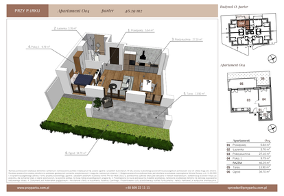 Mieszkanie w inwestycji: Przy Parku etap II
