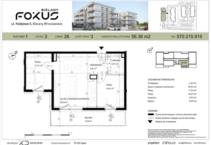 Mieszkanie w inwestycji: Fokus Bielany