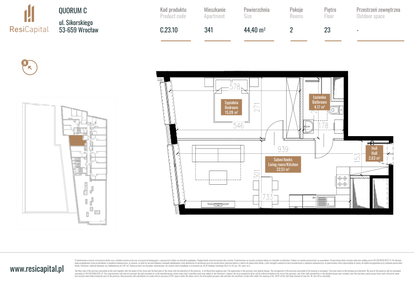 Mieszkanie w inwestycji: Quorum Apartments