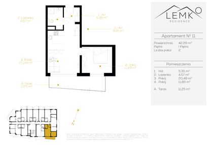 Mieszkanie w inwestycji: Lemko Residence