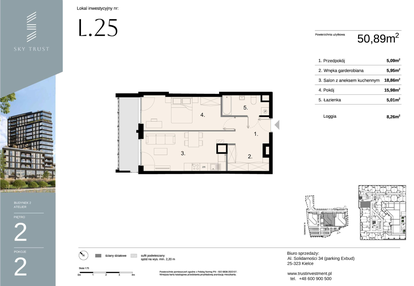 Mieszkanie w inwestycji: Sky Trust etap II - apartamenty inwestycyjne 23% VAT PRS