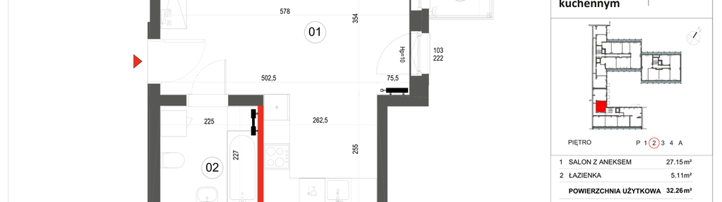 Mieszkanie w inwestycji: Stalowa Form 43.45