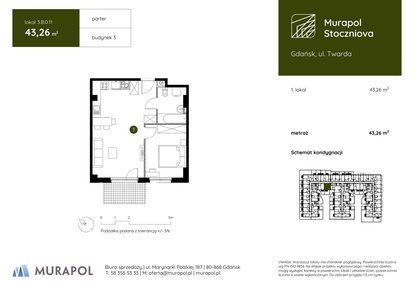 Mieszkanie w inwestycji: Murapol Stoczniova