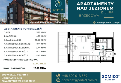Mieszkanie w inwestycji: Port 69