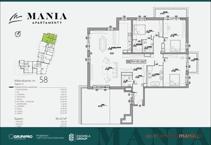 Mieszkanie w inwestycji: MANIA Apartamenty